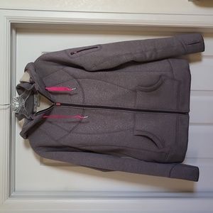 Athleta sherpa zipped hoodie